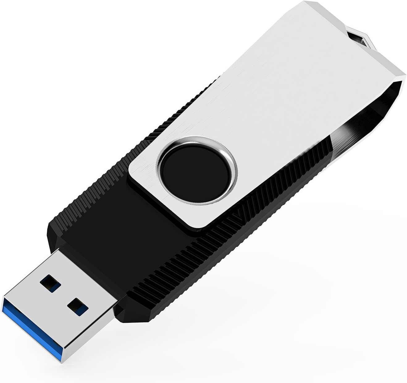 128GB Swivel USB 3.0 Flash Drive, Color (Black-Single)