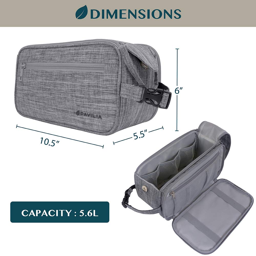 Travel bag, waterproof (heather gray)