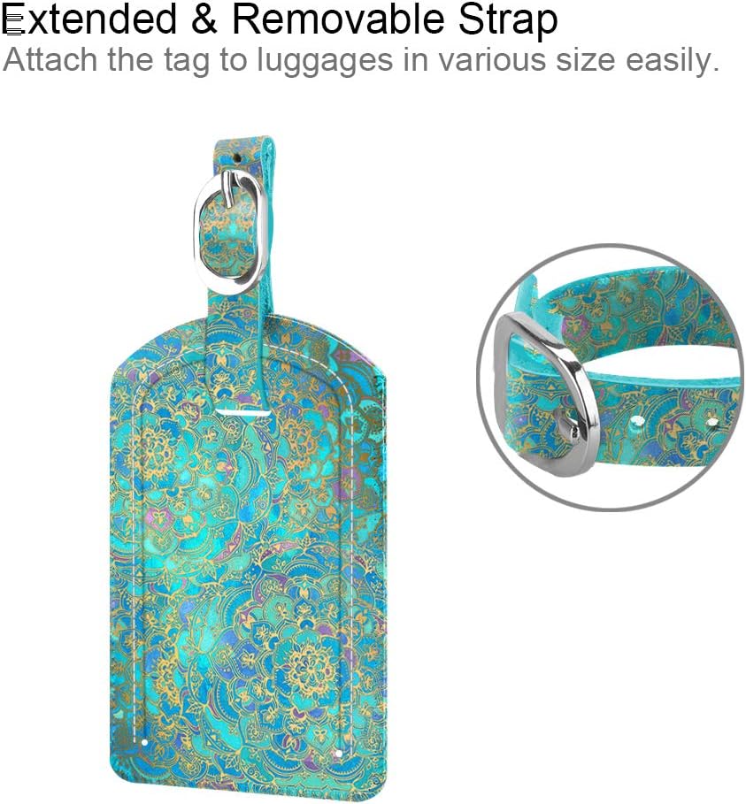 2-Pack, Luggage Tags (Shades of Blue)