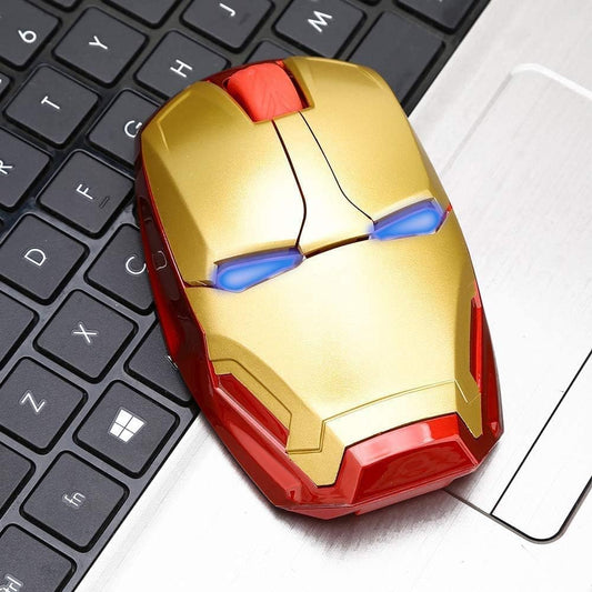 Iron Man Mouse, 2.4G Noiseless Wireless Mouse