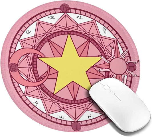 Cute Pink Sakura Mouse Pad Anime Pink