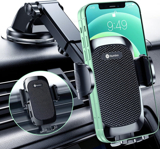Universal hands-free cell phone holder